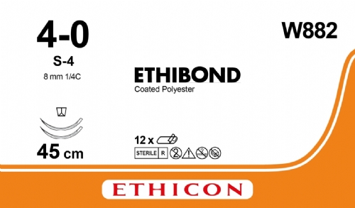 ETHIBOND EXCEL® Polyester Suture<br/>Size: ETHIBOND<br/>Colour: 4-0<br/>Style: cutting