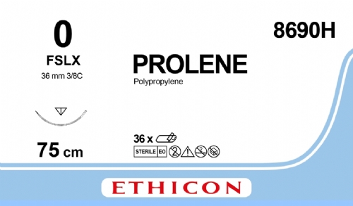 PROLENE Polypropylene Suture<br/>Size: PROLENE<br/>Colour: 0<br/>Style: cutting