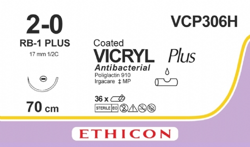 COATED VICRYL Plus Antibacterial (polyglactin 910) Suture