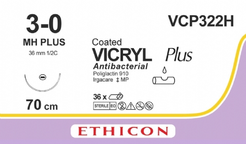 COATED VICRYL Plus Antibacterial (polyglactin 910) Suture