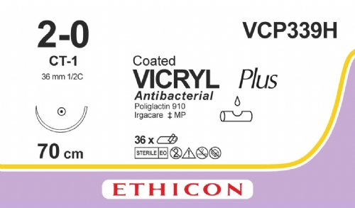 COATED VICRYL Plus Antibacterial (polyglactin 910) Suture