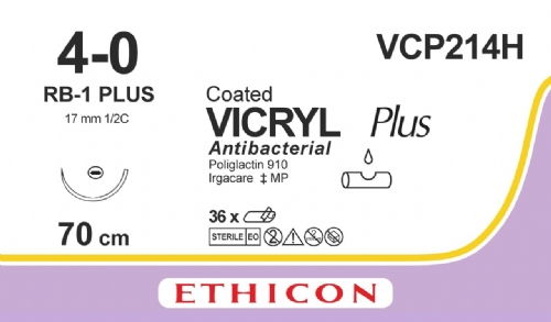 COATED VICRYL Plus Antibacterial (polyglactin 910) Suture