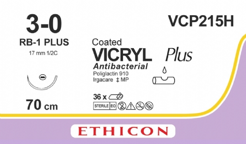 COATED VICRYL Plus Antibacterial (polyglactin 910) Suture