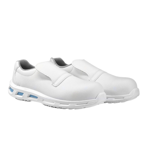 U-Power Blanco White Slip-On Safety Shoe with Protective Toe Cap