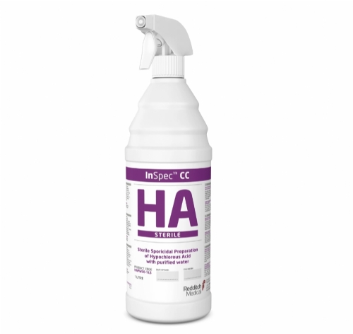 InSpec HA Sporicidal Cleaning Solution & Wipes (Sterile) | Hypochlorous Acid Sporicidal Cleaner