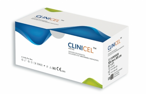 Q-close CLINICEL Knitted ORC Haemostat – 10 cm × 20 cm – Absorbable Topical Surgical Dressing (Box of 6)