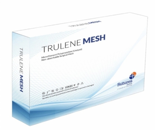 Q-close TRULENE Hernia Mesh – 6 cm × 11 cm – Non-Absorbable Polypropylene Surgical Mesh (Box of 8)