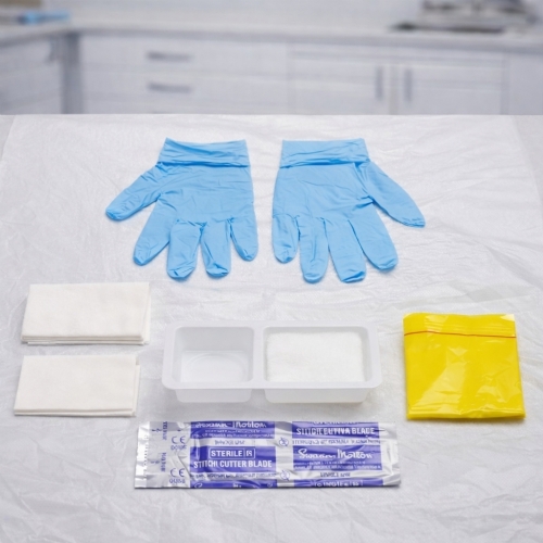 Woundcare Procedure Pack Non-Sterile – Gloves, Swabs, Dressing Towel & Tray – DA2050